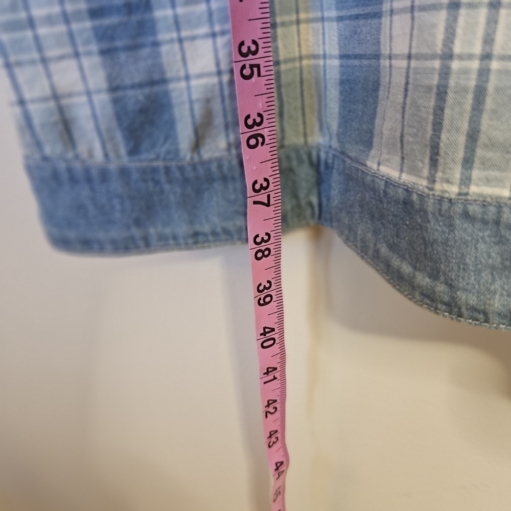 MATCH Vintage Plaid Jumper Dress Size 14 Made in USA 100% Cotton - Picture 2 of 8